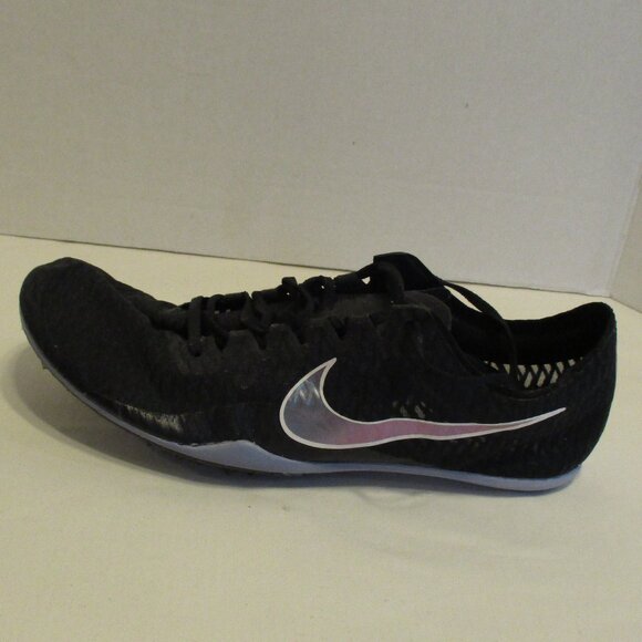 Nike Mamba V Shoes Men Size 10.5 Black White Track Field Lace Up Running Shoes main image 6
